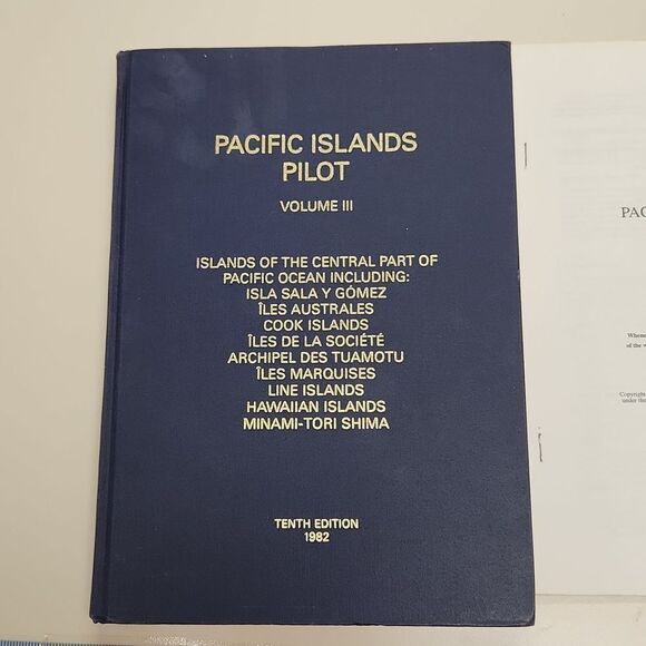 Pacific Islands Pilot Vol. lll Islands of the Central Part of Pacific Ocean Book - Picture 2 of 10